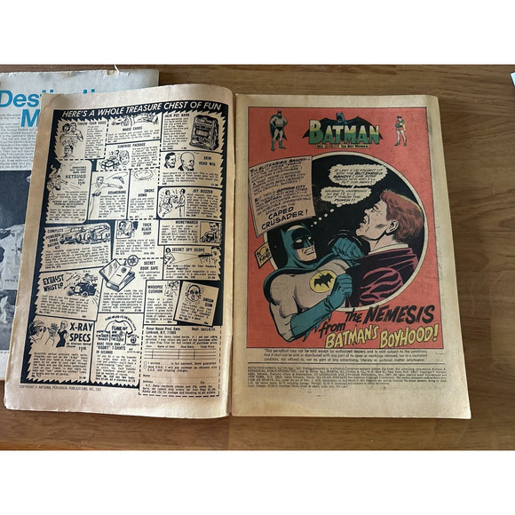 DC Comics, Detective Comics (Batman), #365 & #370 / .12 issues 1967 FAIR VINTAGE - Picture 8 of 16